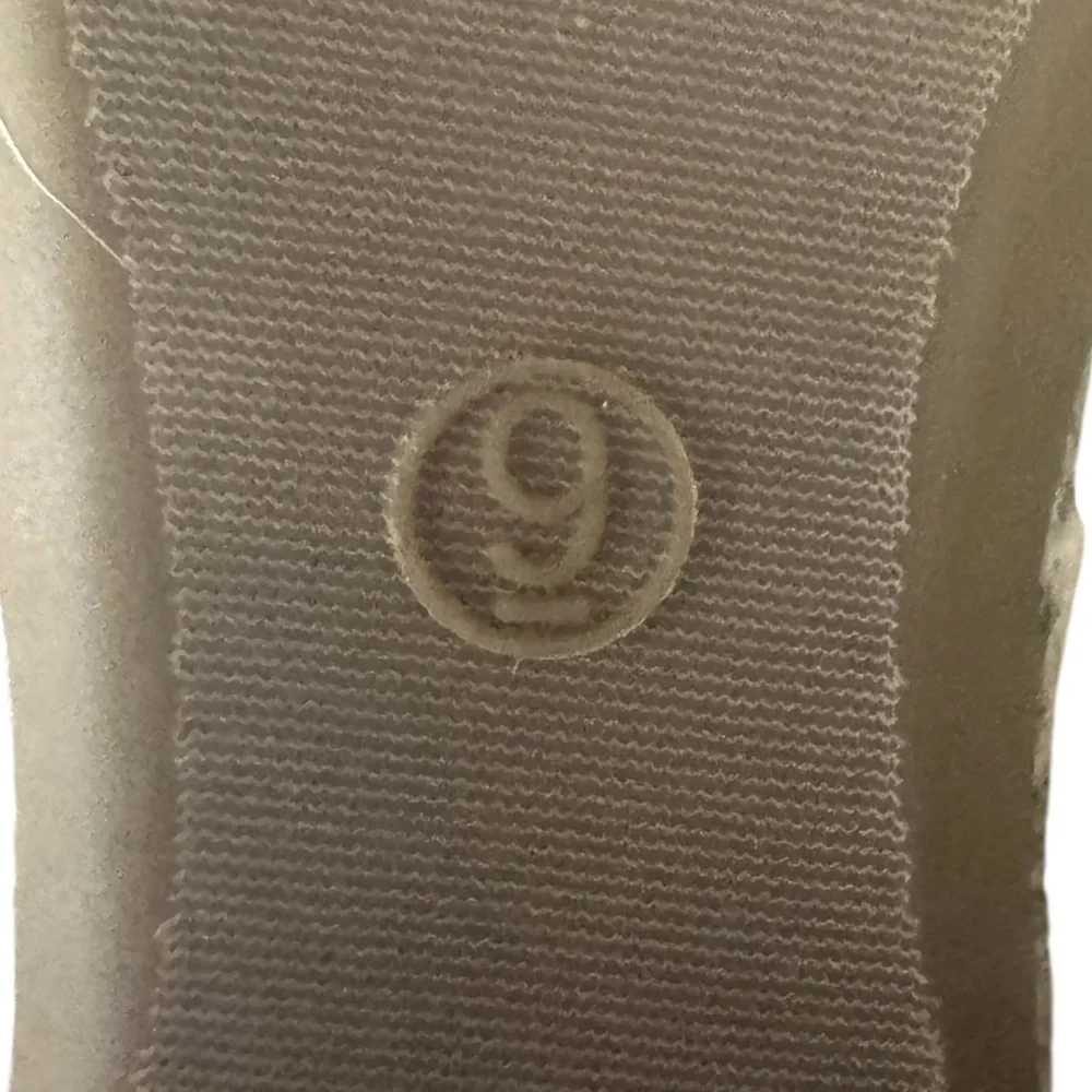 Lulus Esme Natural Lace-Up Espadrille Wedges Size 9